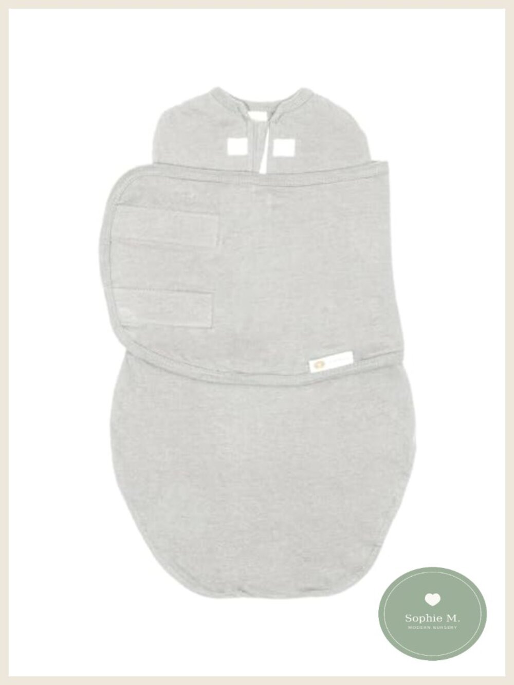 2-Way Starter Baby Swaddle Zip Cotton 6-14 lbs 0-3 Months